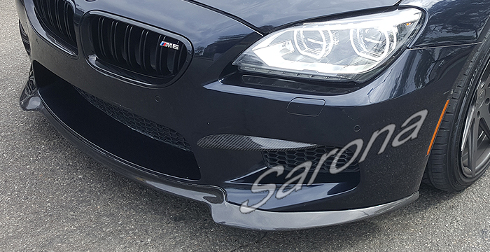 Custom BMW 6 Series  Coupe, Convertible & Sedan Front Add-on Lip (2012 - 2019) - $690.00 (Part #BM-086-FA)